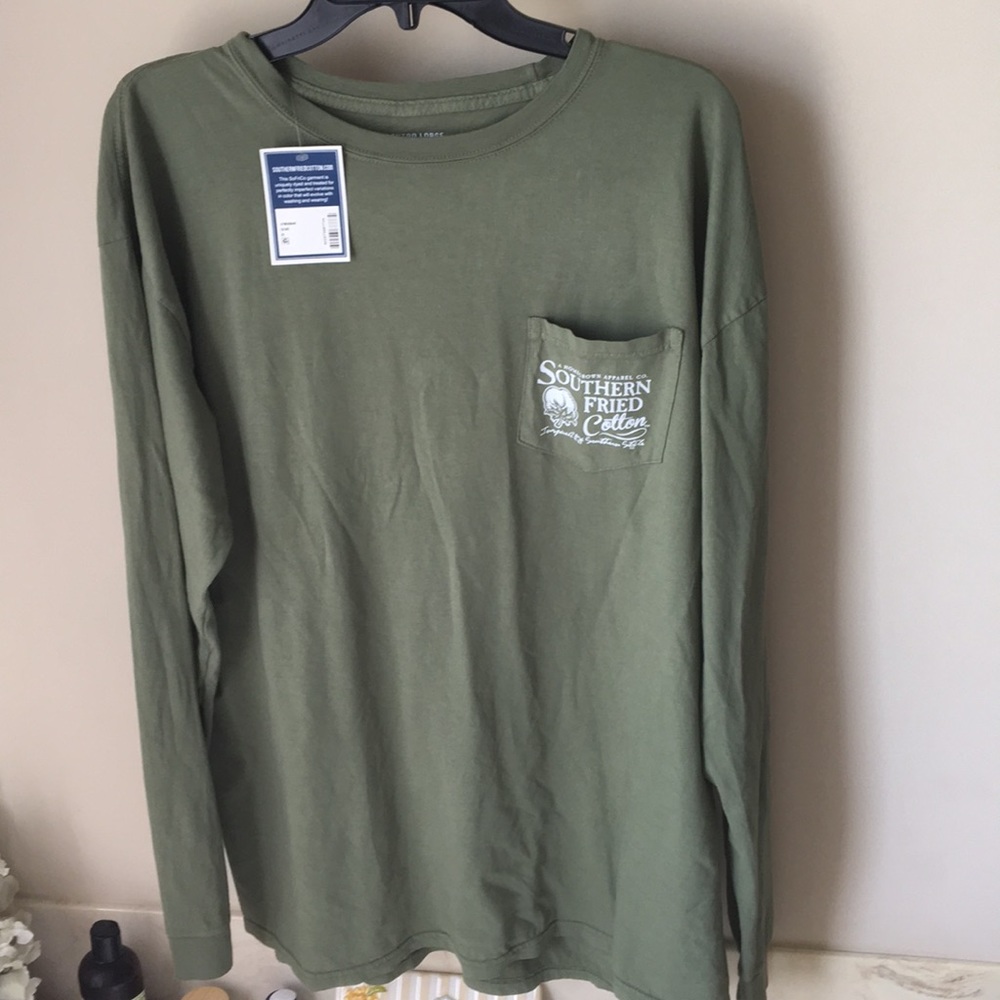 NWT Southern Fried Cotton Men’s long sleeve tee